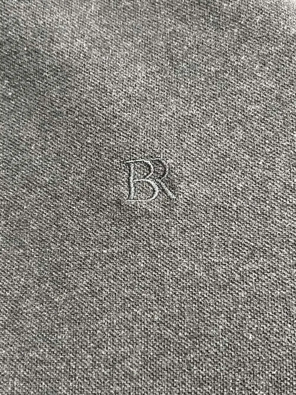 Banana Republic Pique Polo Size M Dark Gray Organic Cotton